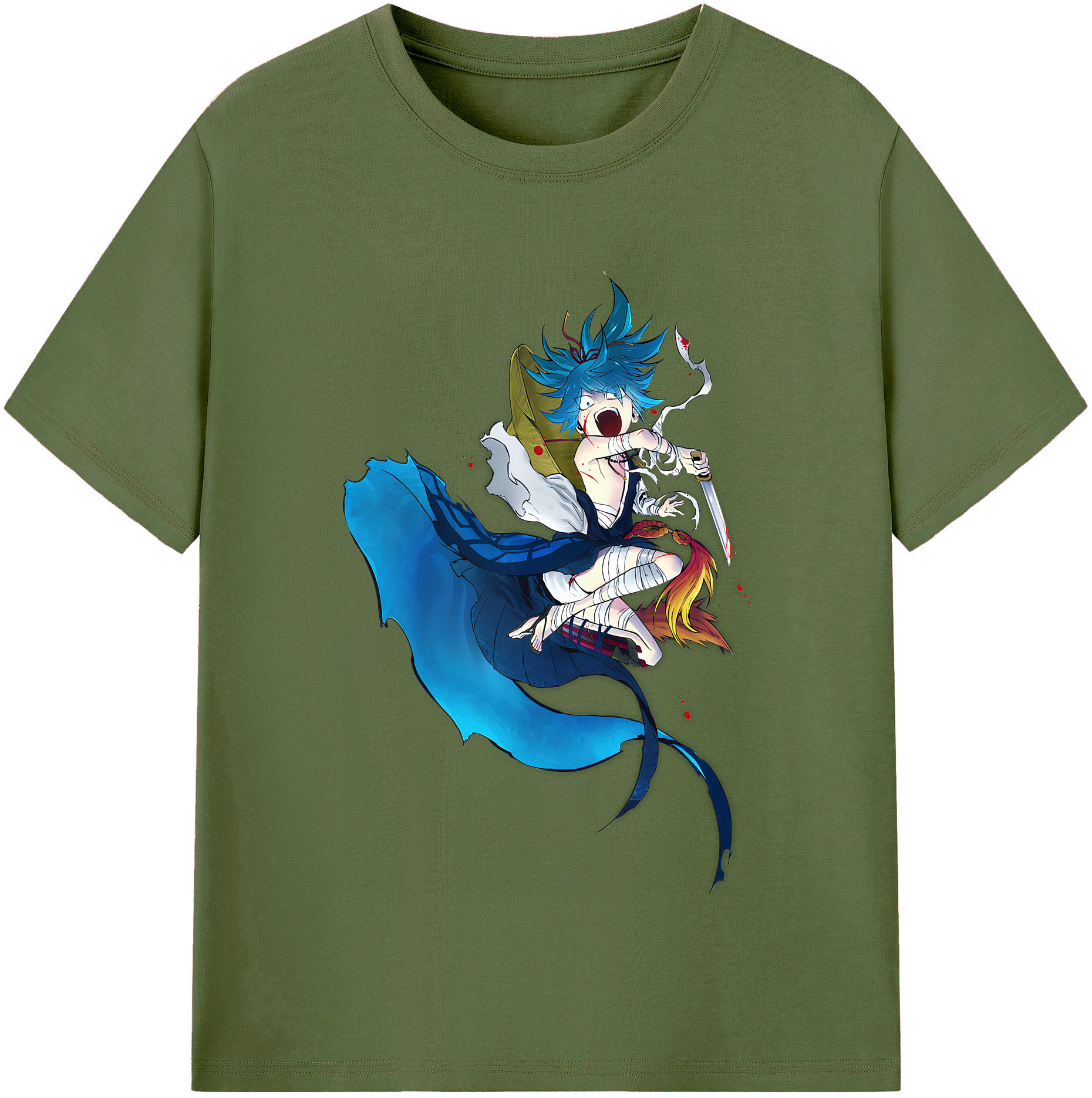 （画像用） 刀剣乱舞 Touken Ranbu 綿100％半袖Tシャツ（フロントプリント）